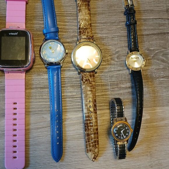 Huge Watch Lot of 25+ Mixed Brands Vintage & Modern Parts/Repair Untested-Box 42 main image 8
